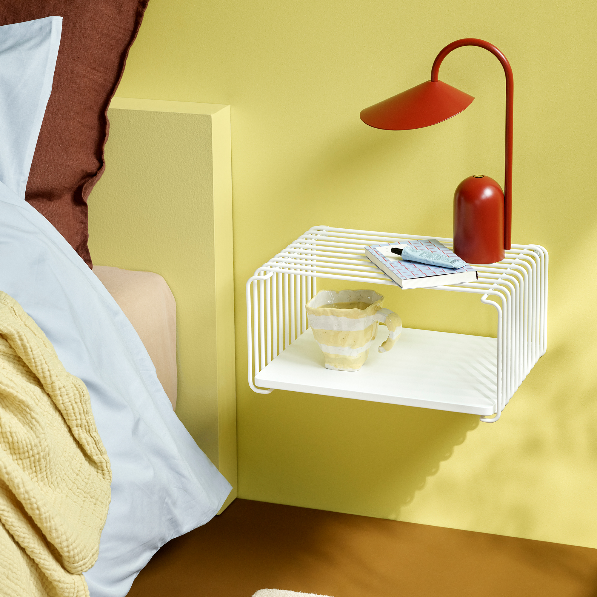 Bright yellow and chartreuse palette