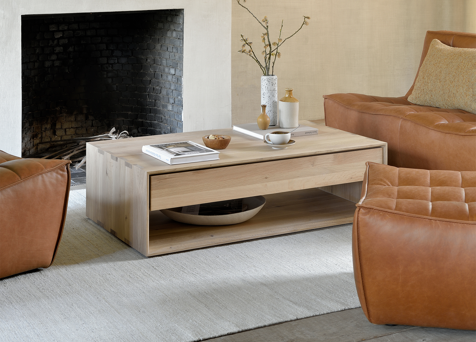 Ethnicraft's Nordic Coffee Table from Lekker Home