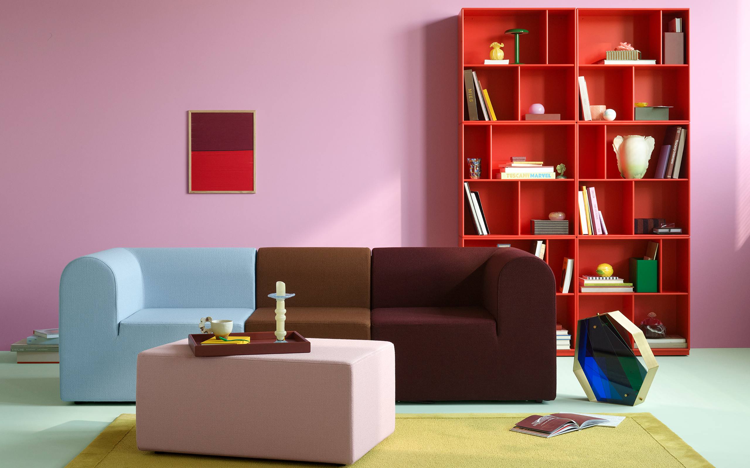 What is dopamine decor &mdash; a bold, expressive interior with saturated color furniture and Scandinavian design